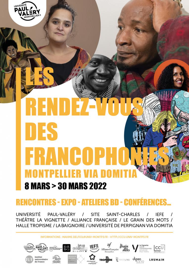 Affiche - Rendez vous des Francophonies 2022